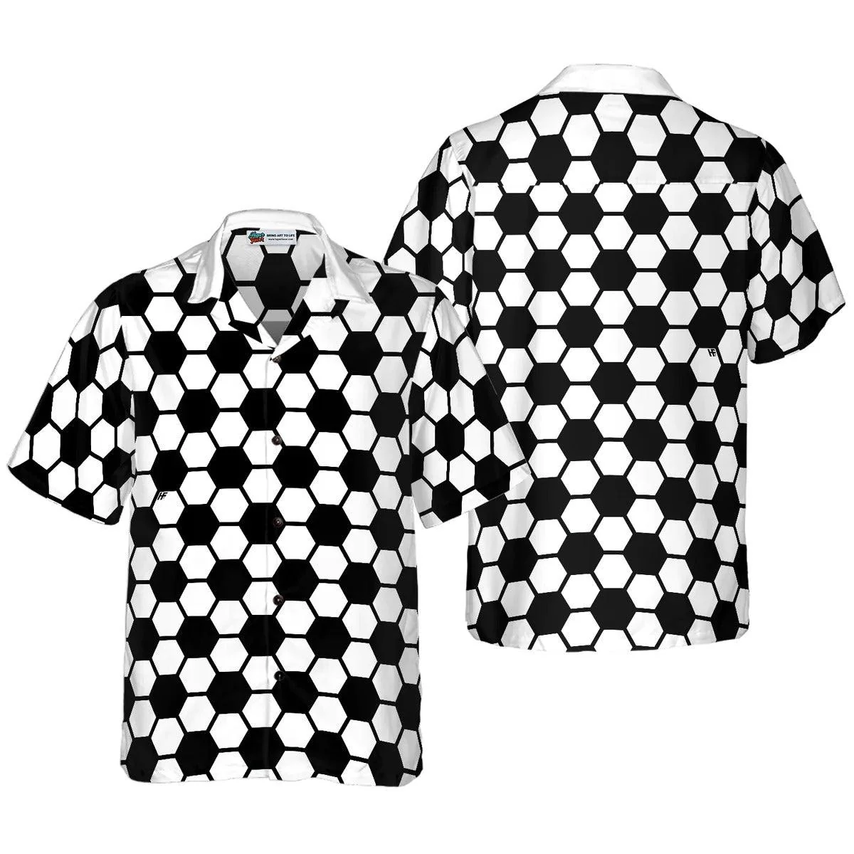 Soccer Hawaiian Shirt, Soccer Ball Pattern Aloha Shirt, Soccer Aloha Hawaiian Shirt For Summer - Perfect Gift For Men, Women, Soccer Lover, Friend