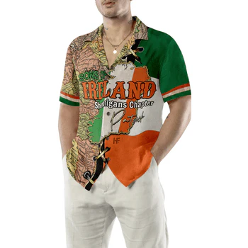 Sons Of Ireland Shenanigans Chapter Custom Name Hawaiian Shirt, Personalized Colorful Summer Aloha Shirt For Men Women, Perfect Gift For Husband, Wife - Image 3