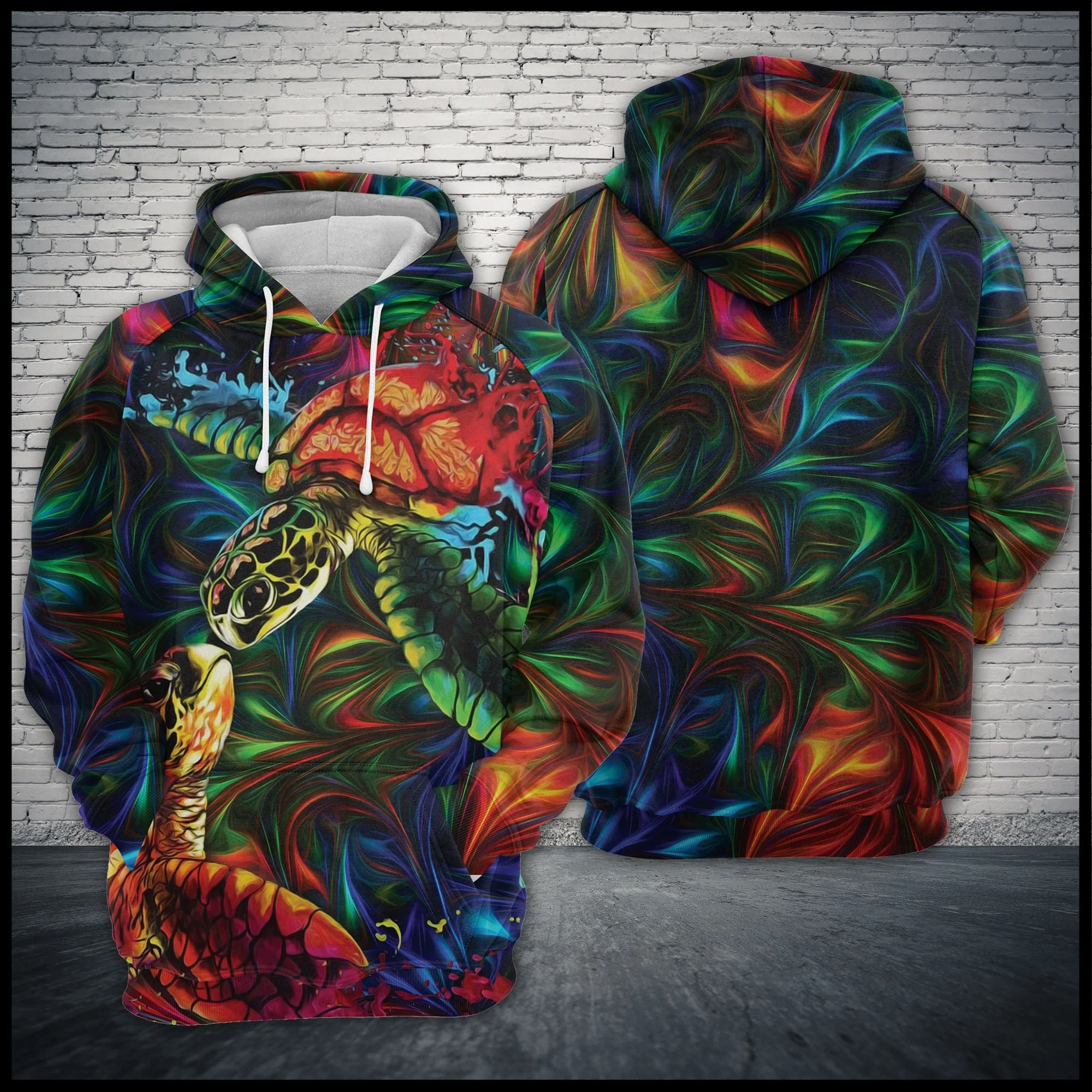 Soul Mates Turtle Awesome Pullover Premium Hoodie, Perfect Outfit For Men And Women On Christmas New Year Autumn Winter - Image 3