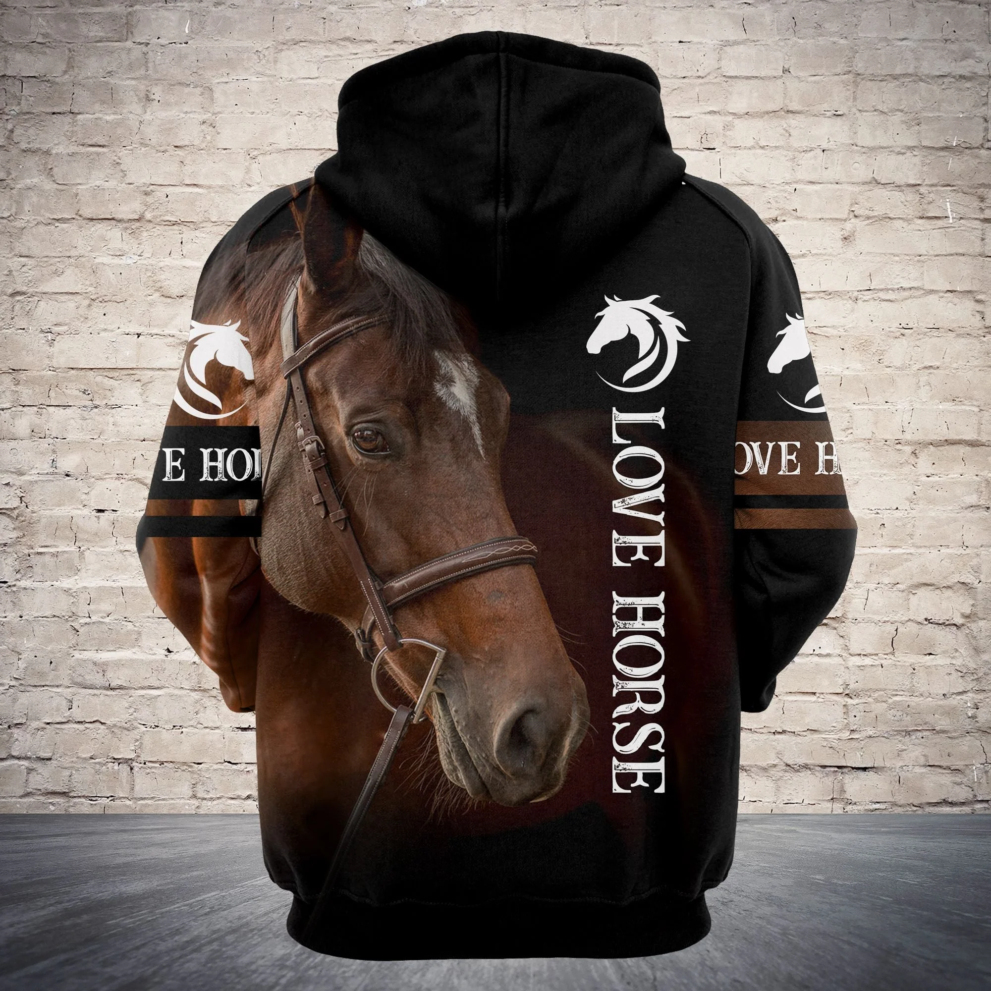 Strong Horse Pullover Premium Hoodie, Perfect Outfit For Men And Women On Christmas New Year Autumn Winter - Image 2