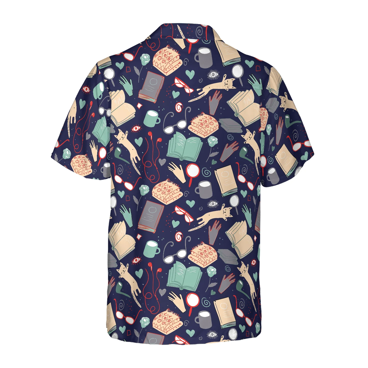 Teacher Hawaiian Shirt, Books For New School Year Teacher Aloha Shirt For Men And Women - Perfect Gift For Teacher, Husband, Boyfriend, Friend, Family - Image 2