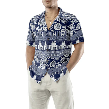 Teacher Hawaiian Shirt, Teacher Hibiscus Leaves Pattern Aloha Shirt For Men - Perfect Gift For Teacher, Husband, Boyfriend, Friend, Family - Image 3