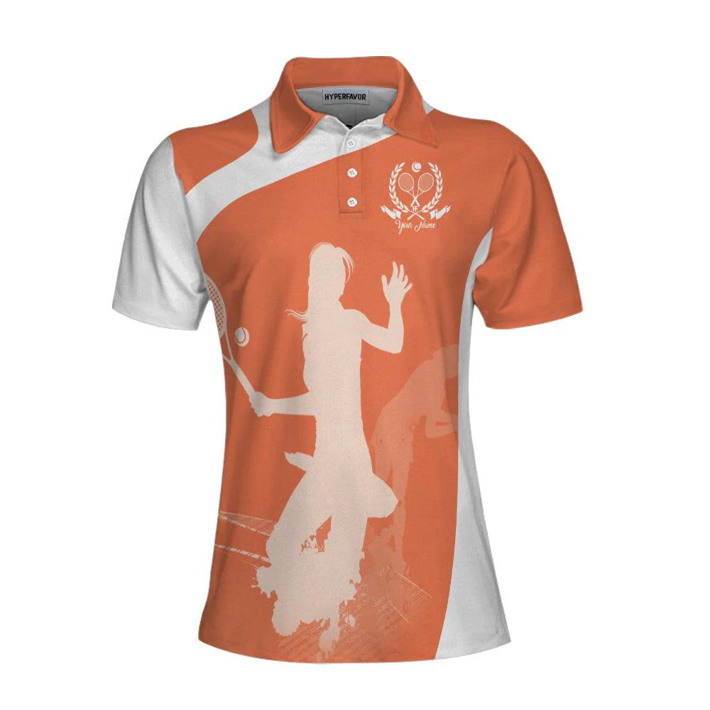 Tennis Custom Name Women Polo Shirt, I'm not Swearing I'm Using My Tennis Words Personalized Women Polo Shirts, Gift For Ladies, Tennis Lovers, Player - Image 4