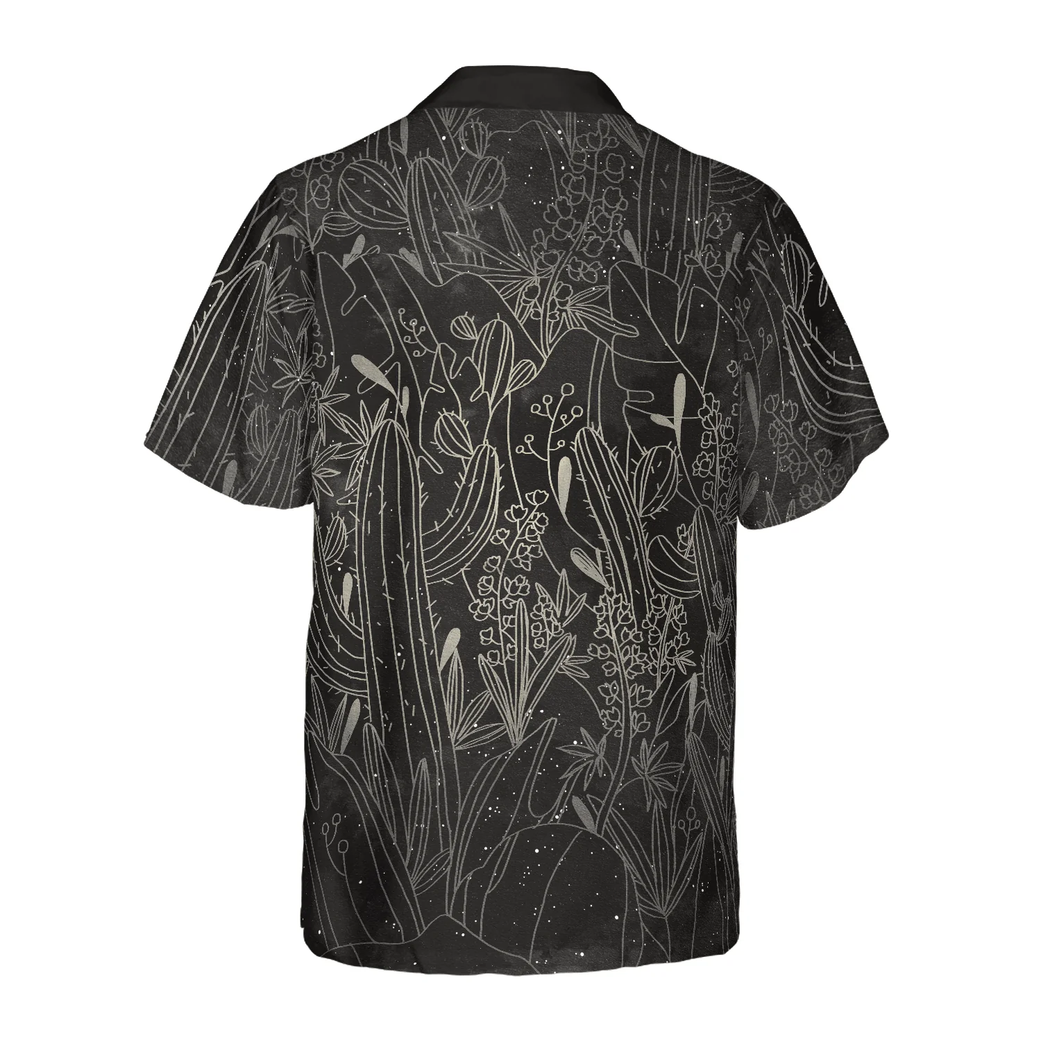 Texas Doodles Lone Star Flag Aloha Hawaiian Shirt For Summer, Skull Cowboys Black Hawaiian Shirts For Texans Men Women, Gift For Friend, Family, Team - Image 3