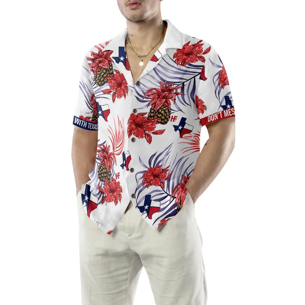 Texas Hawaiian Shirt, Pineapple Texas Pround Hawaiian Shirt, Tropical Pineapple Aloha Shirt - Perfect Gift For Men, Women, Friend, Family - Image 5