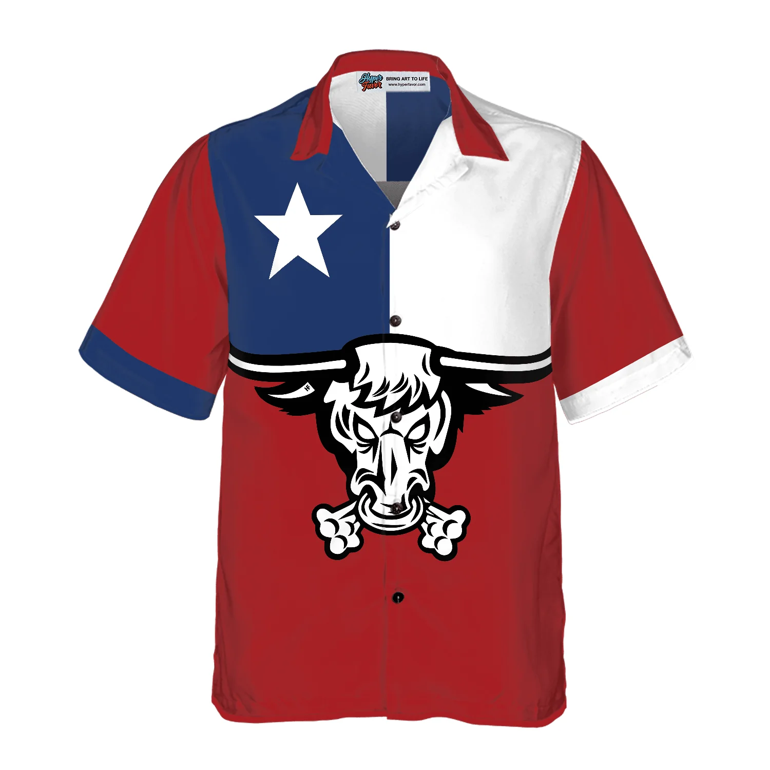 Texas Longhorns Hawaiian Shirt, The Lone Star State Of Texas Flag Texas Home, Colorful Summer Aloha Shirt For Men Women, Perfect Gift For Friend, Team - Image 4