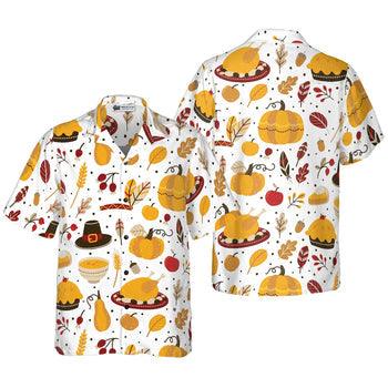 Thanksgiving Pattern Hawaiian Shirt - Perfect Gift For Lover, Friend, Family - Image 2