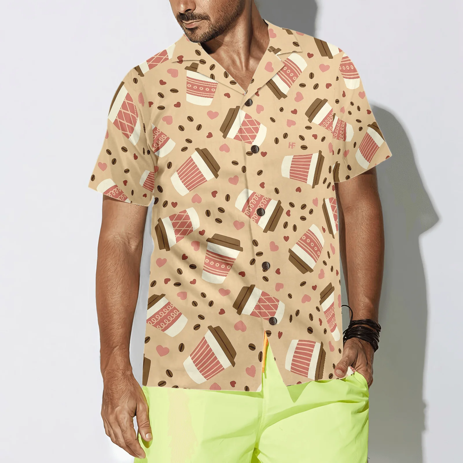 The Best Coffee For New Day Hawaiian Shirt, Colorful Summer Aloha Shirt For Men Women, Perfect Gift For Friend, Team, Coffee Lovers - Image 5