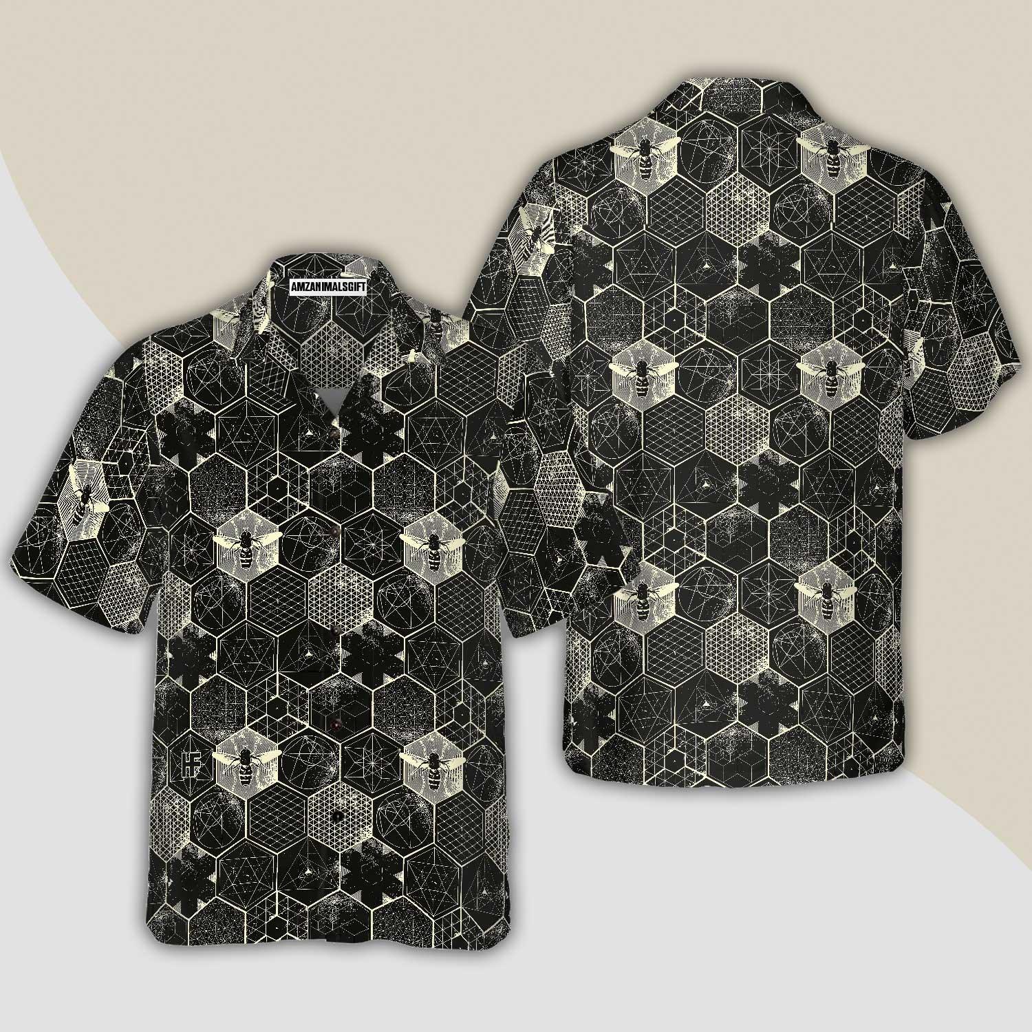 The Honeycomb Conjecture Hawaiian Shirt, Summer Animals Aloha Shirts For Men Women, Perfect Gift For Husband, Wife, Boyfriend, Friend