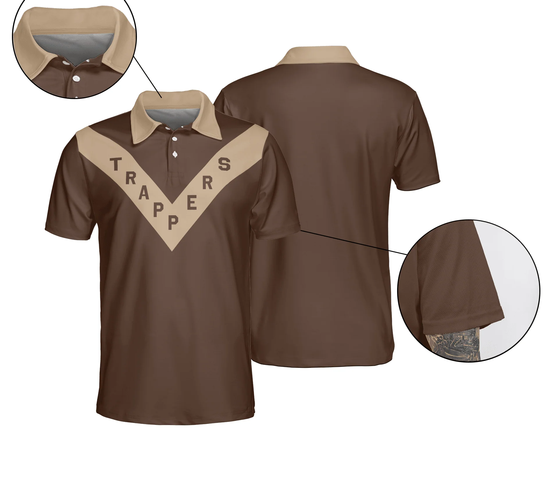 Trappers Men Polo Shirt - Trappers Polo Shirt Gift For Trappers, Friend, Dad, Father's Day Gifts