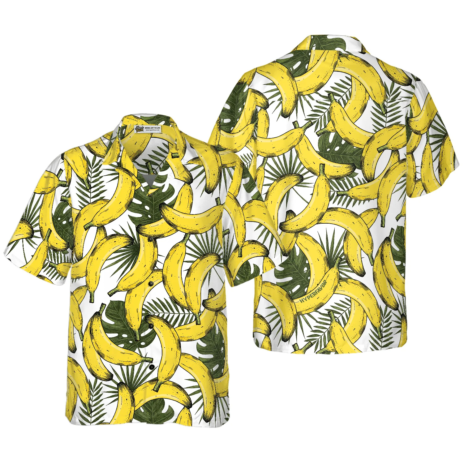 Tropical Exotic Summer Banana Aloha Hawaiian Shirt For Summer, Colorful Shirt For Men Women, Perfect Gift For Friend, Team, Family - Image 2
