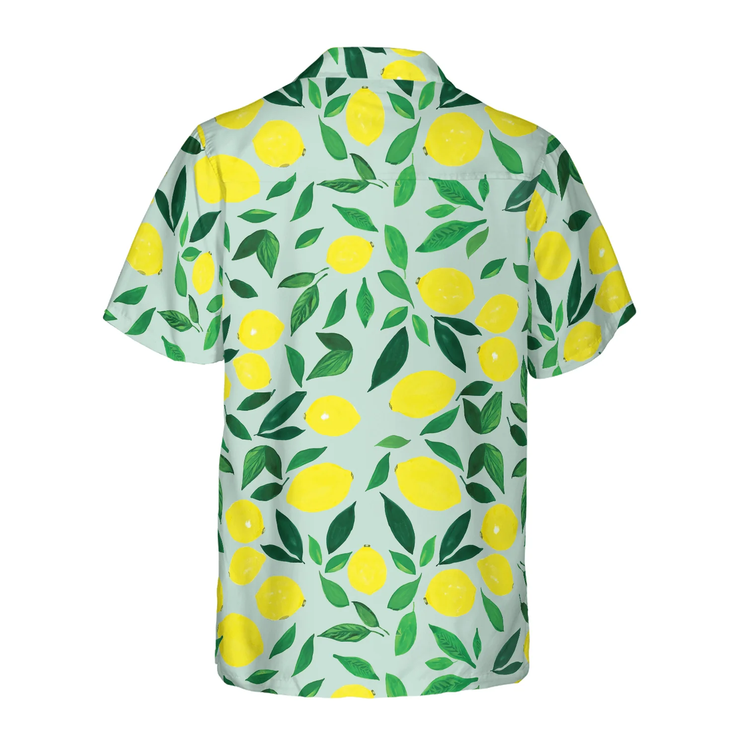 Tropical Lemon & Leaves Aloha Hawaiian Shirt For Summer, Colorful Shirt For Men Women, Perfect Gift For Friend, Team, Family - Image 3