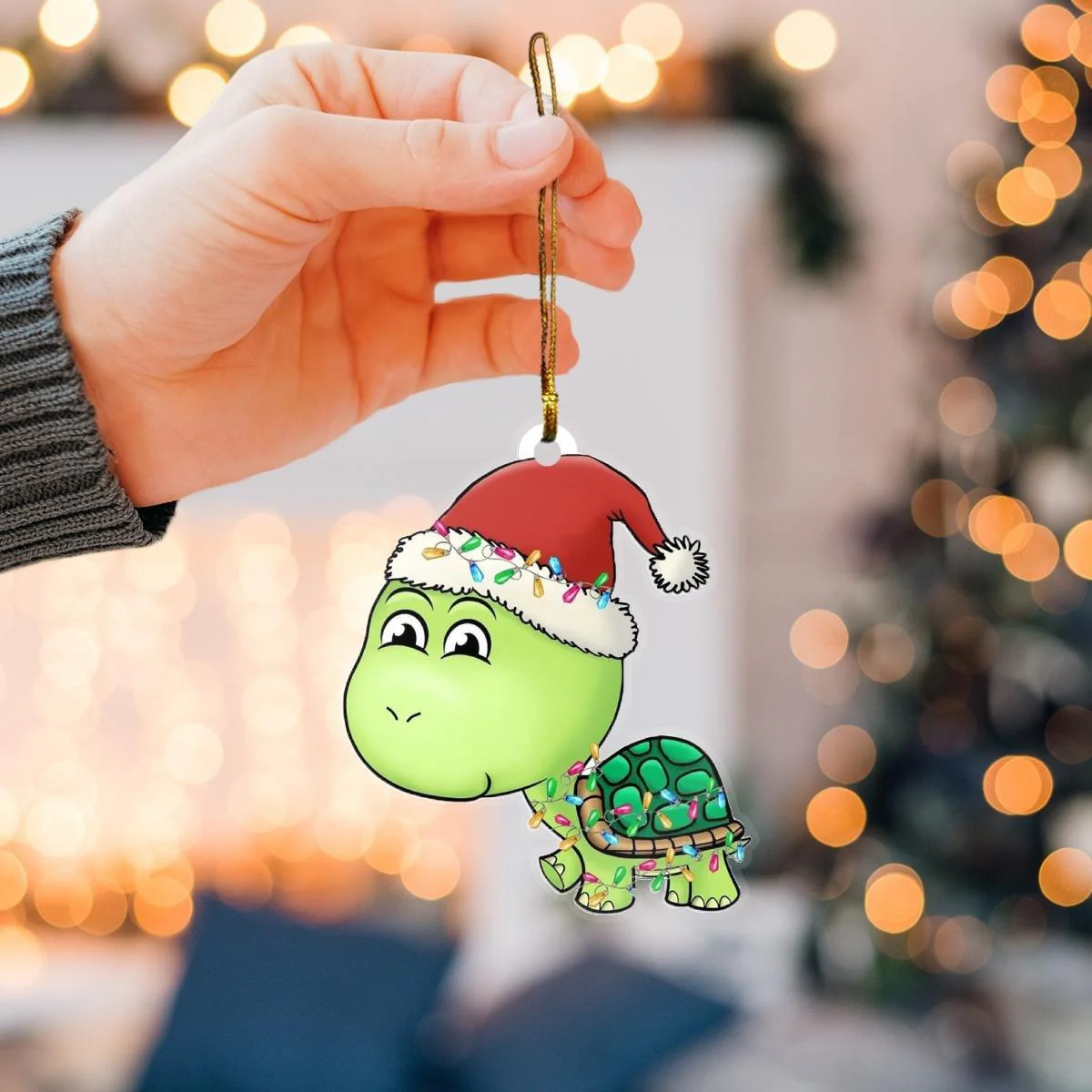 Turtle Mica ornament
