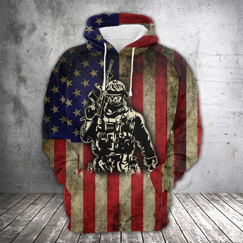 Veterans American Pullover Premium Hoodie, Perfect Outfit For Men And Women On Christmas New Year Autumn Winter - Image 2