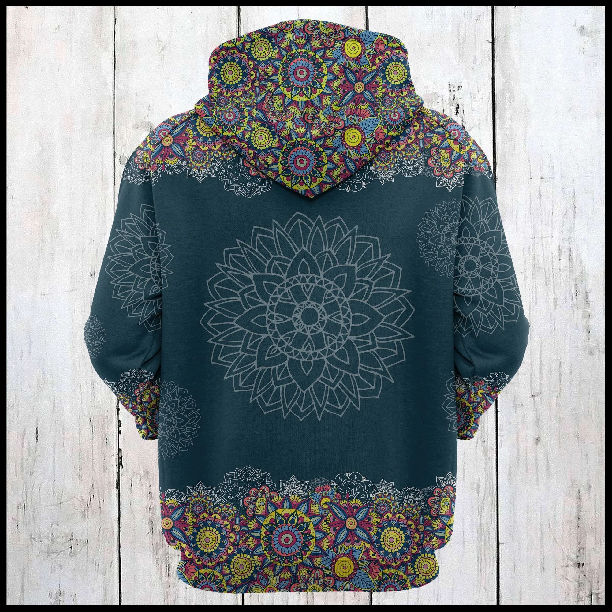 Virginia Mandala Pattern Pullover Premium Hoodie, Perfect Outfit For Men And Women On Christmas New Year Autumn Winter - Image 3