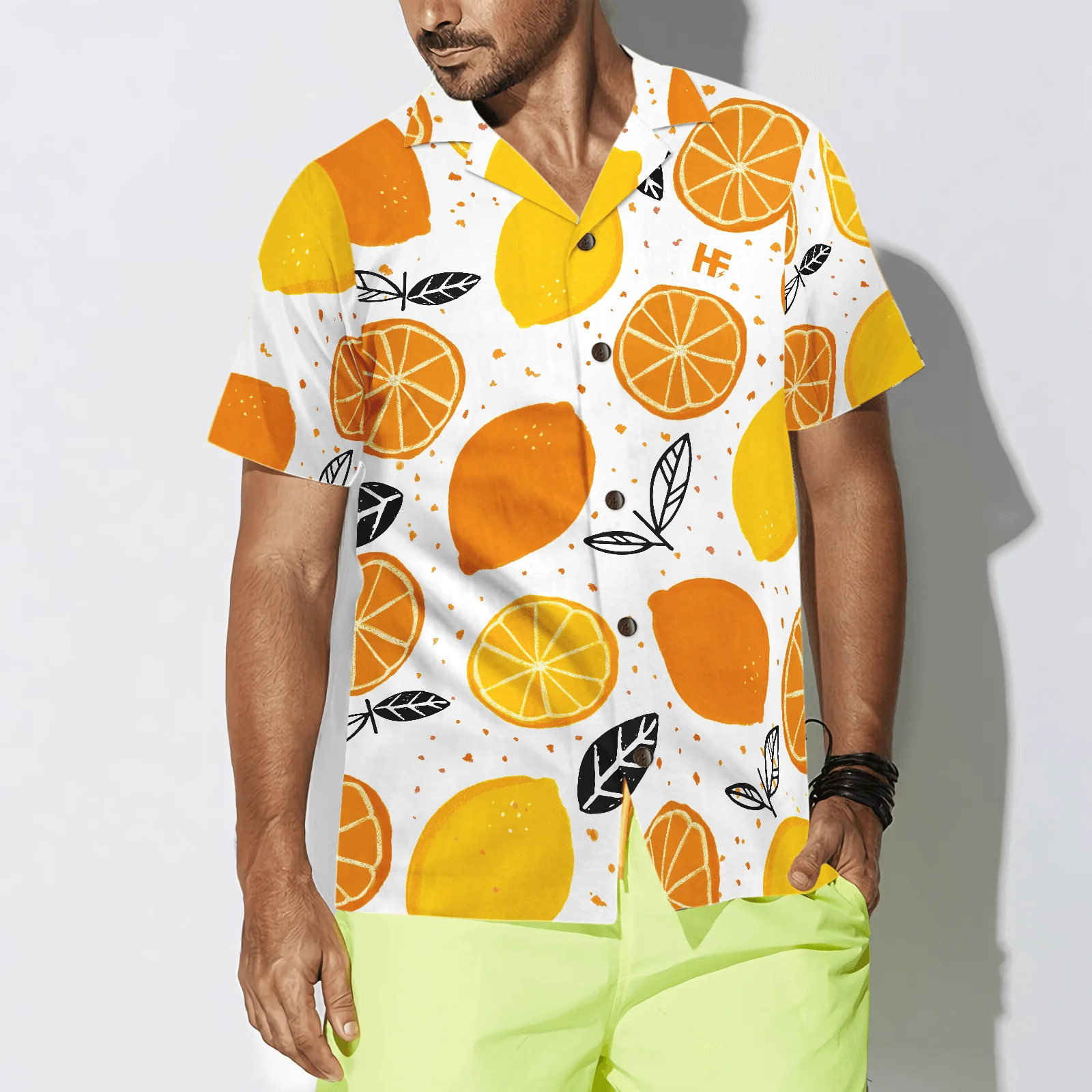 When Live Gives You Lemon Orange Hawaiian Shirt, Colorful Summer Aloha Shirt For Men Women, Perfect Gift For Friend, Team, Family - Image 6