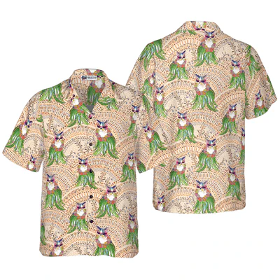 White Cat Hawaiian Shirt, Funny Black Cat Shirt For Men - Perfect Gift For Men, Cat Lovers, Husband, Boyfriend, Friend, Family - Image 2