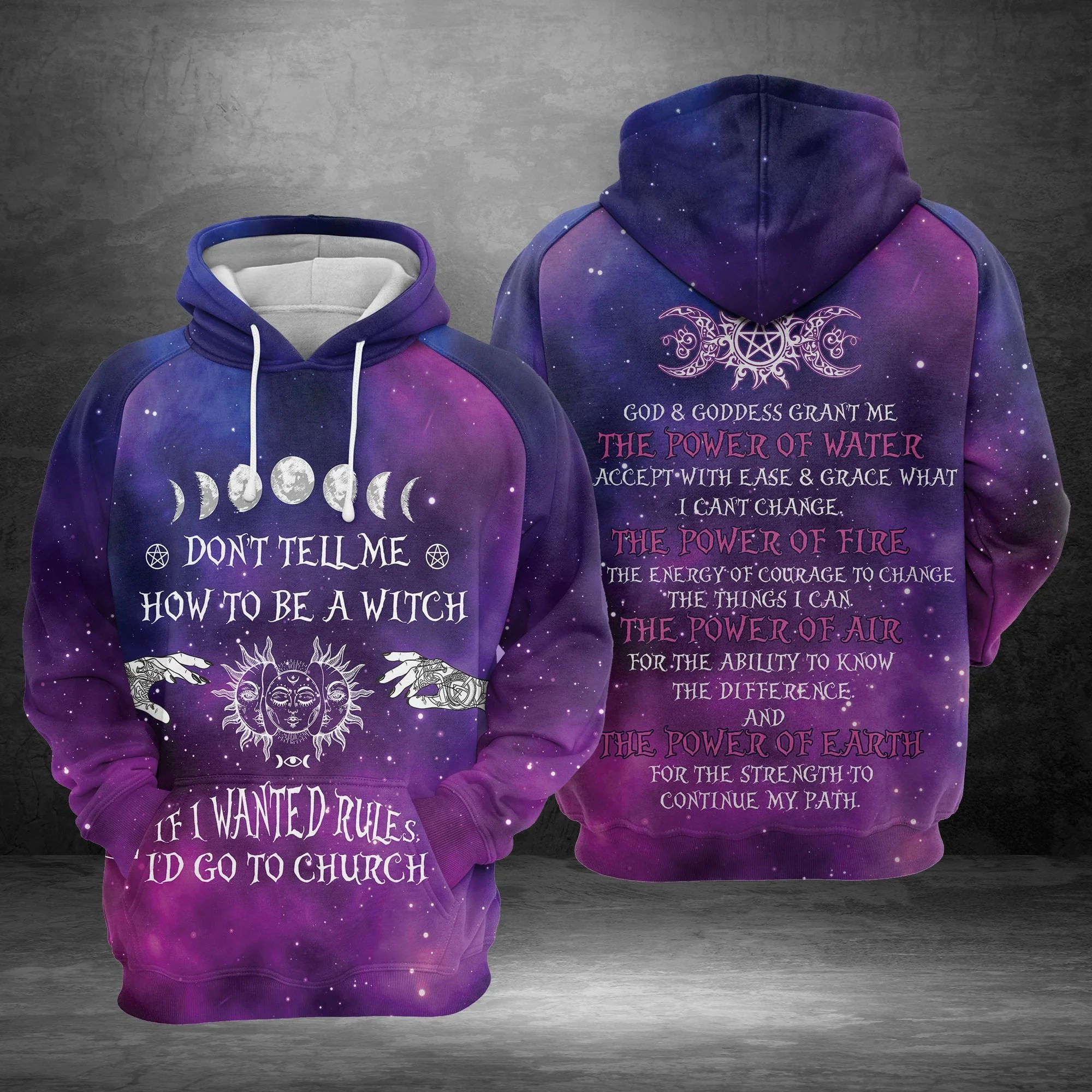Witch Pullover Premium Hoodie Don't Tell Me How To Be A Witch, Perfect Outfit For Men And Women On Christmas New Year Autumn Winter - Image 2