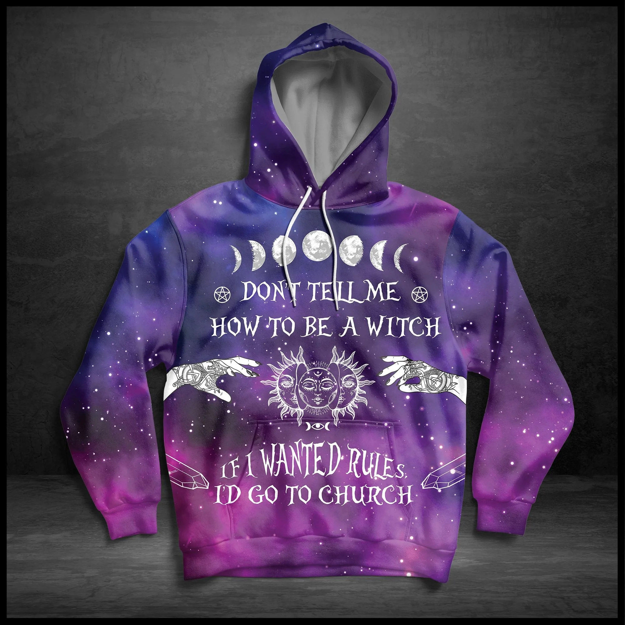 Witch Pullover Premium Hoodie Don't Tell Me How To Be A Witch, Perfect Outfit For Men And Women On Christmas New Year Autumn Winter - Image 4