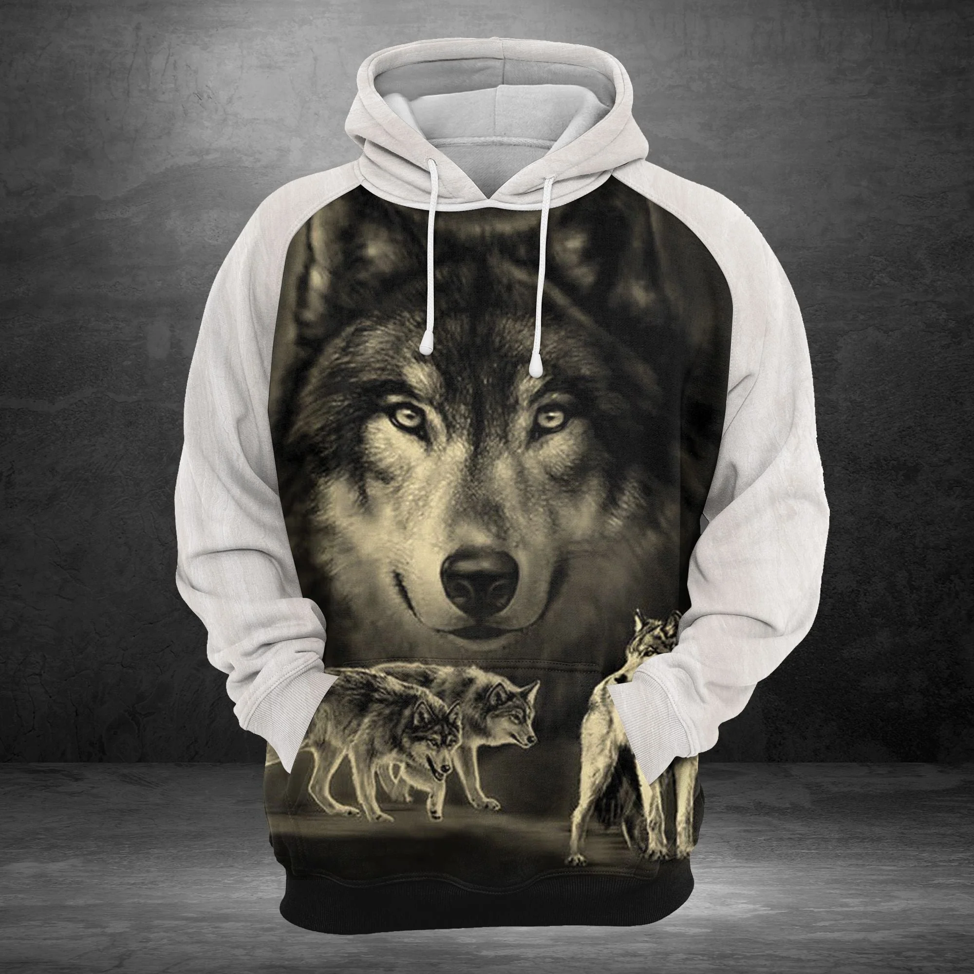 Wolves They Come When I Call Pullover Premium Hoodie, Perfect Outfit For Men And Women On Christmas New Year Autumn Winter - Image 2