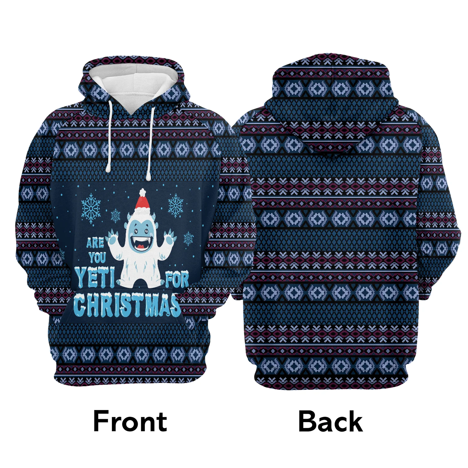 Yeti Pullover Premium Hoodie Are You Yeti For Christmas, Perfect Outfit For Men And Women On Christmas New Year Autumn Winter