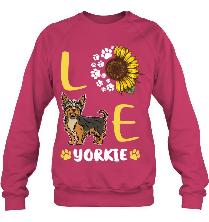 Yorkshire Yorkie Unisex Sweatshirt - Love Yorkie Unisex Sweatshirt - Gift for Dog Lovers, Family, Friends - Image 4
